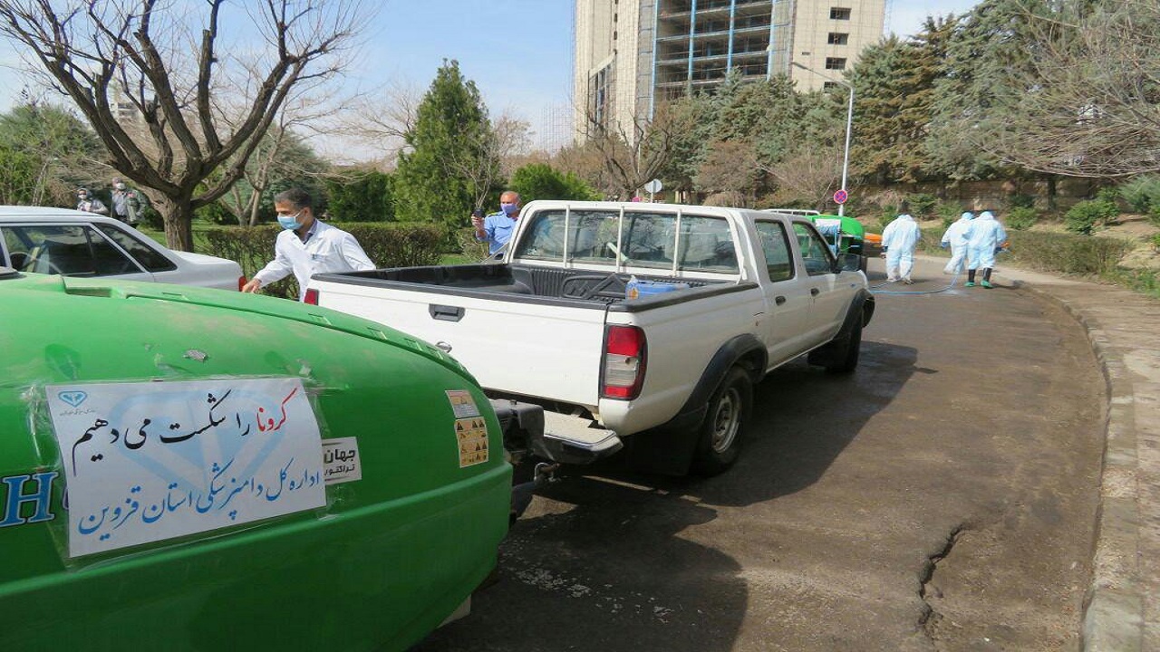 ضدعفونی بیمارستان‌های قزوین