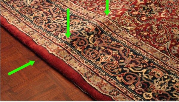 روش&zwnj;های برطرف کردن گودی فرش