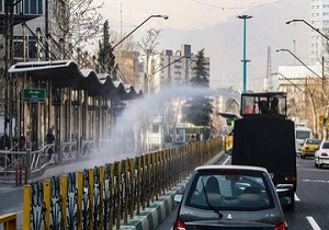 پدافند هوایی، اماکن و معابر بندر امام (ره) را ضد عفونی کرد