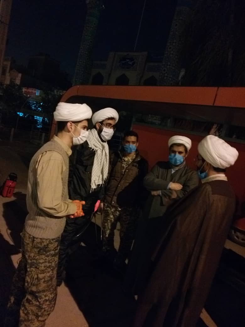 تلاش جهادگران در خط مقدم مبارزه با کرونا