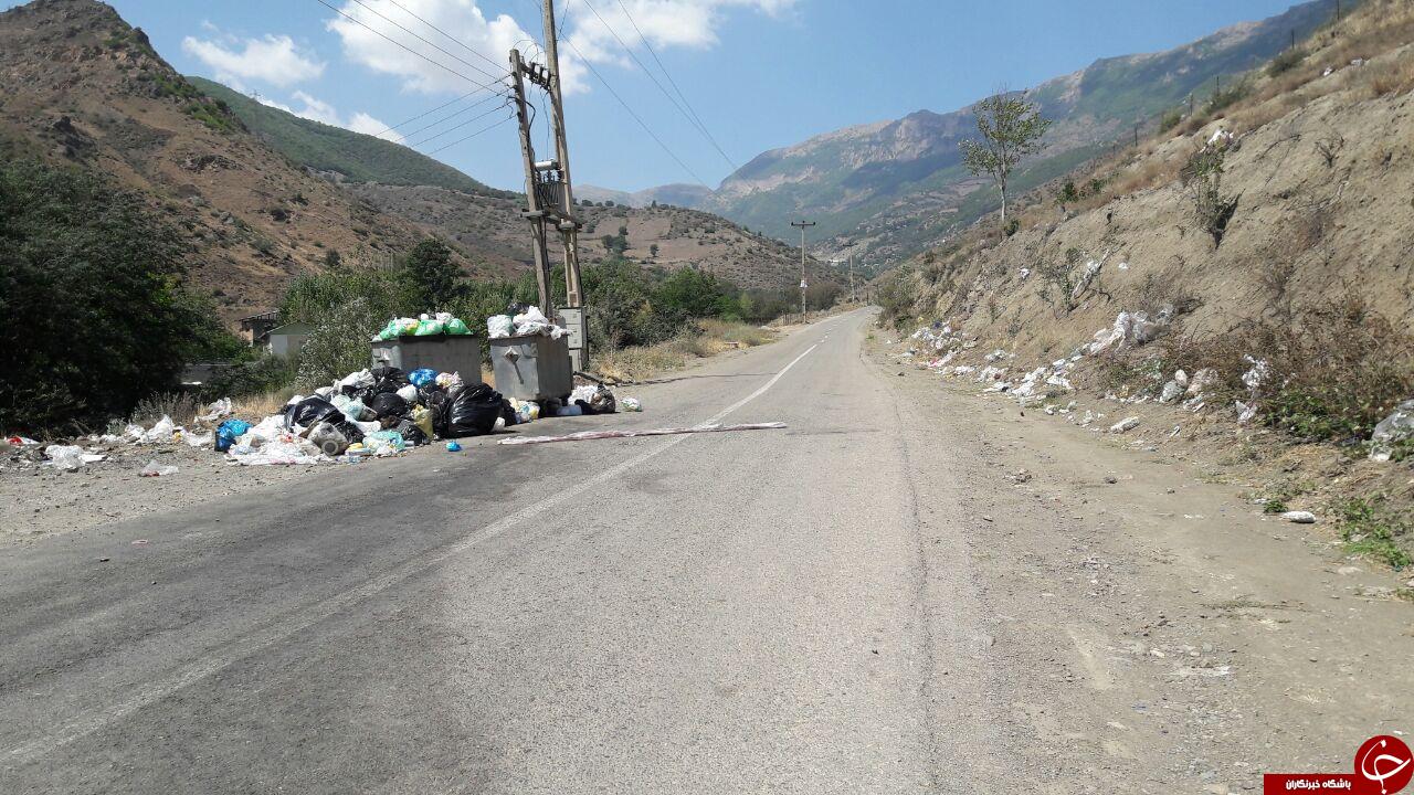 وضع نامناسب دفع زباله در سوادکوه + تصاویر