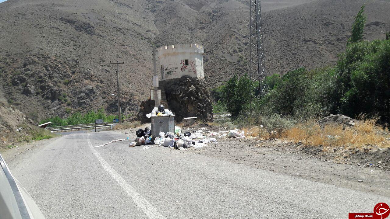 وضع نامناسب دفع زباله در سوادکوه + تصاویر