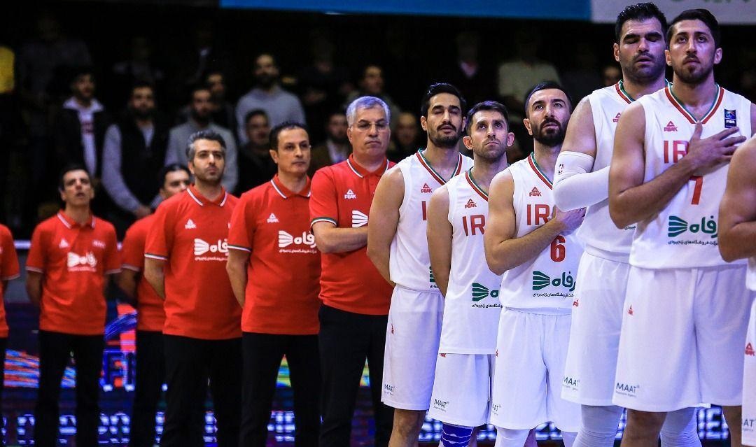 اسامی ۱۲ بازیکن تیم ملی بسکتبال ایران برای رویارویی با قطر اعلام شد