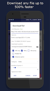 دانلود IDM+: Fastest download manager v10.7 برنامه اینترنت دانلود منیجر