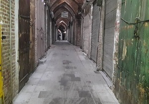 سنگفرش پشت بازار امیر تکمیل شد