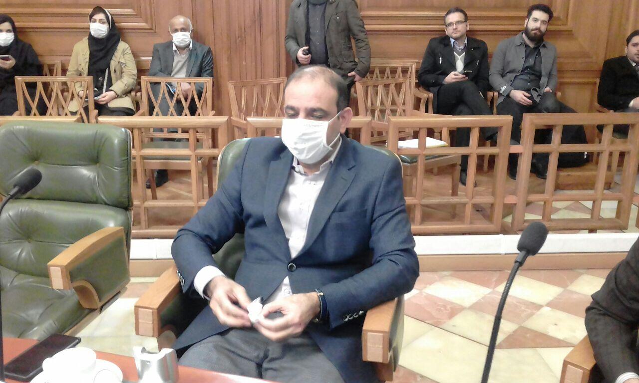خود مراقبتی اعضای شورای شهر تهران در مقابل کرونا+تصاویر