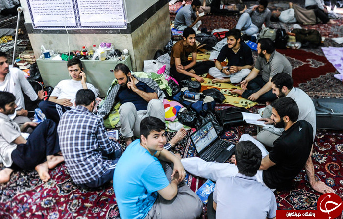 مراسم معنوی اعتکاف ماه رجب