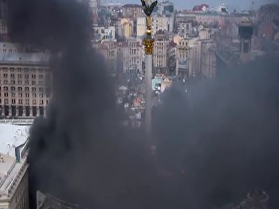 اوضاع اوکراین در شش سال پیش/ از فرار رئیس جمهور تا روشن شدن آتش اختلافات قومی در شرق این کشور + فیلم