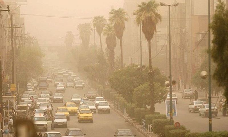 باد و گردوخاک با سرعت ۸۵ کیلومتر بر ساعت زاهدان را فرا می&zwnj;گیرد