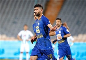گل اول استقلال به ذوب آهن + فیلم