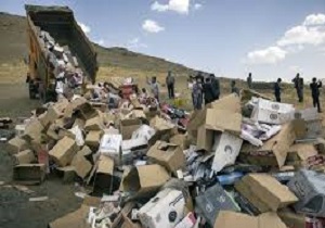 کشف۱۴تن توتون قاچاق در سراب