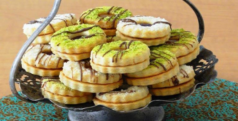 طرز تهیه شیرینی خانگی مخصوص عید؛ شیرینی مشهدی بازاری (آلمانی)//دپوی عید