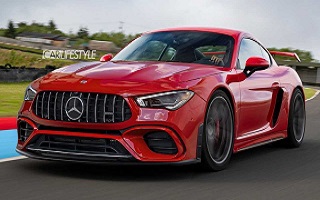 رندر جدید نسل بعدی اتومبیل AMG GT