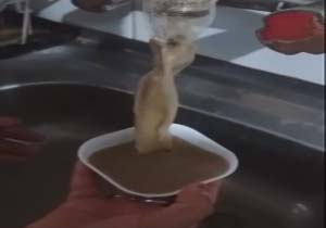 فیلمی از آب شرب گل‌آلود در روستای ابراهیم آباد
