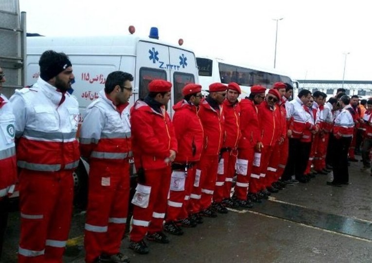 آمادگی نیرو‌های هلال احمر به منظور خدمت رسانی به شهروندان ایلامی