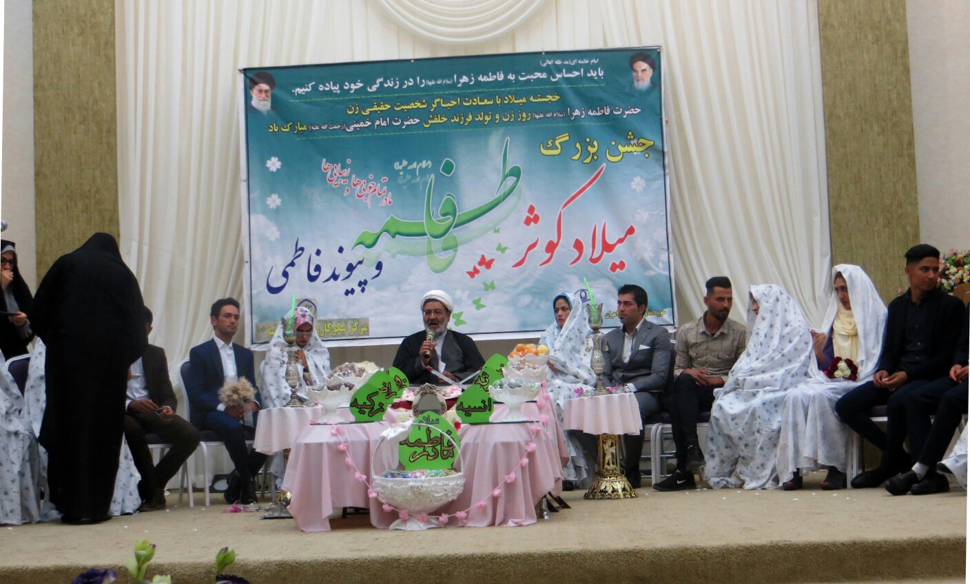 هفت زوج زرندی با پیوند فاطمی راهی خانه بخت شدند