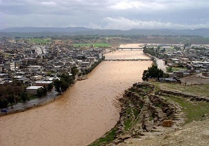 تخلیه شدن روستاهای مسیر رودخانه کشکان در پلدختر
