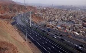 نفوذ آب به زیر اتوبان پاسداران محتمل است