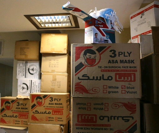 کشف دو انبار احتکار ماسک در سبزوار