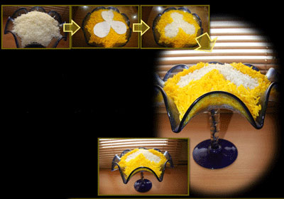 تزئین های مختلف پلو + تصاویر