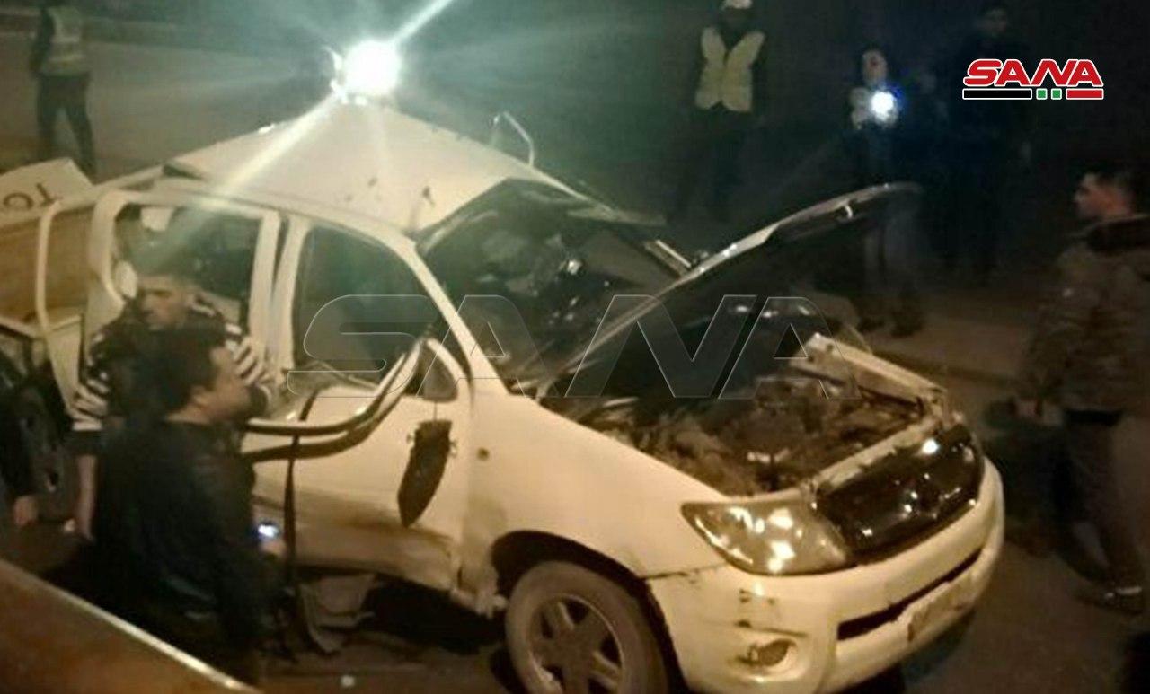 انفجار خودروی بمب&zwnj;گذاری شده در دمشق