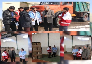 ارسال تیم‌های امدادی جمعیت هلال احمر چالدران به مناطق زلزله زده