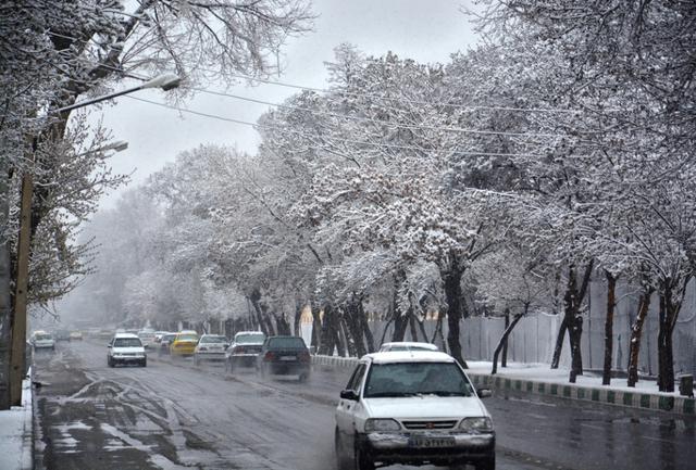 کاهش دما هوا  در همدان