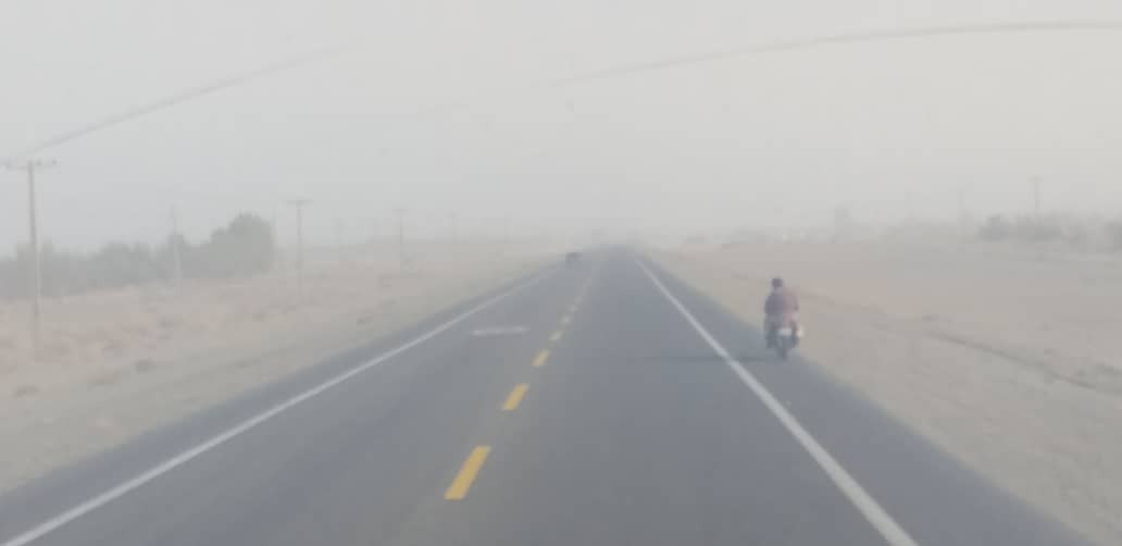 گردوغبار ۱۰برابری حد مجاز در ریگان
