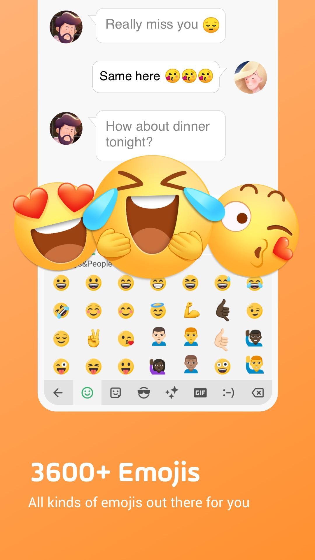 دانلود Facemoji Emoji Keyboard Pro 2.6.2 - برنامه صفحه کلید