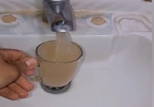 آلودگی آب شرب در شهرستان هرسین + فیلم