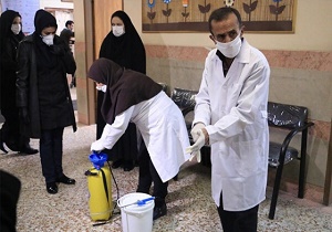 پاکسازی مدارس دامغان برای مقابله با شیوع احتمالی کرونا