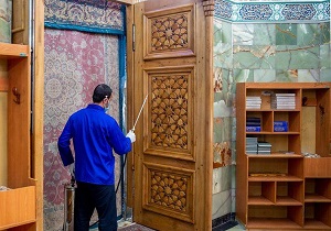 اجرای تمهیدات بهداشتی در ۱۰۰ بقعه متبرکه قم