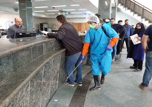 اقدام شهرداری چمستان برای مهار کرونا