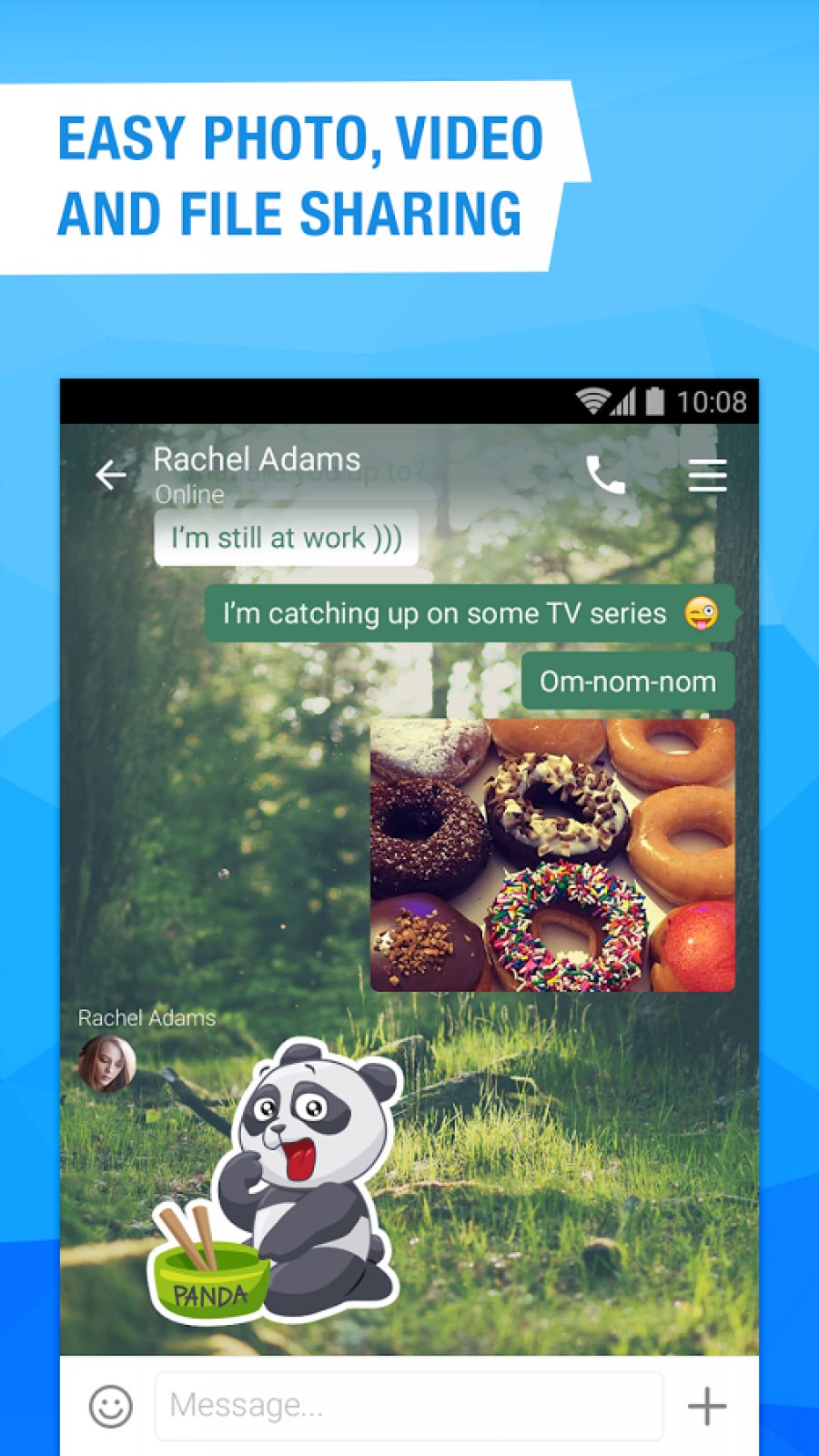 دانلود برنامه Agent: chat & video calls 8.4 - برنامه تماس تصویری رایگان