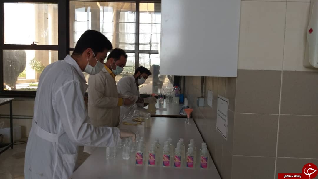 ژل ضدعفونی کننده در مرکز نوآوری و کارآفرینی دانشگاه خلیج فارس تولید شد
