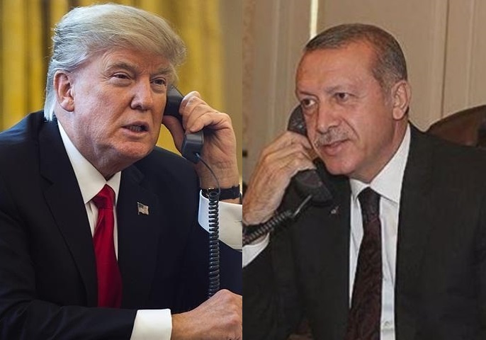 دونالد ترامپ و رجب طیب اردوغان، روسای&zwnj;جمهور آمریکا و ترکیه