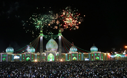 حضور گسترده منتظران ظهور در مشهد مقدس + فیلم