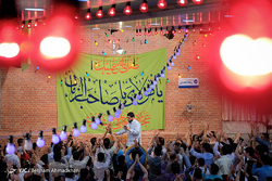 آئین عمامه‌گذاری طلاب در نیمه شعبان