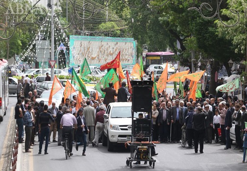 برگزاری جشن خیابانی برای امام زمان در تبریز