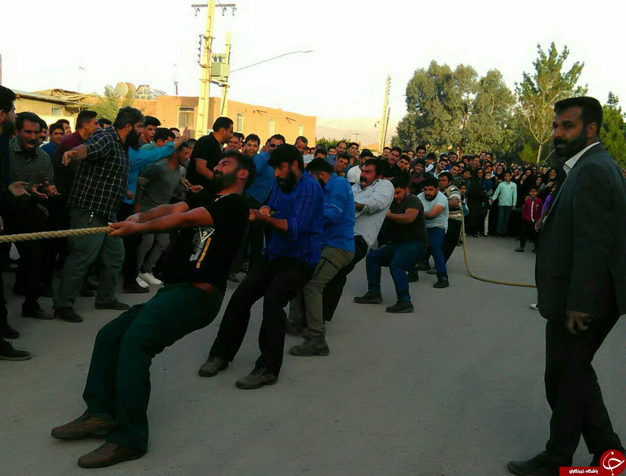 مسابقات طناب کشی بخش چترود + تصاویر