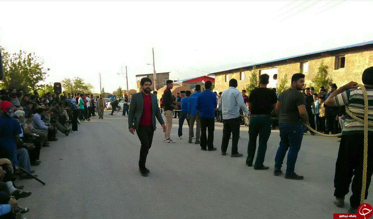 مسابقات طناب کشی بخش چترود + تصاویر