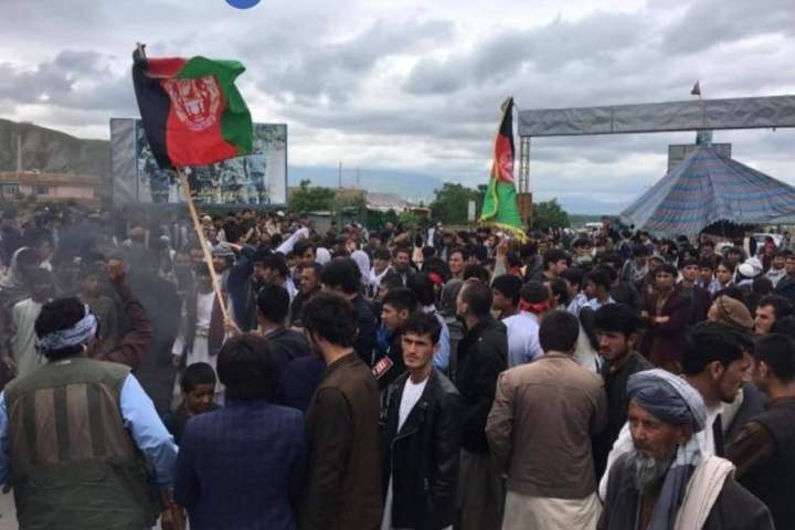 اعتراضات در بغلان وارد پنجمین روز شد
