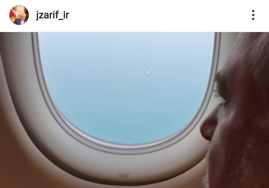 پیام ظریف بر فراز 