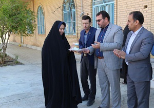 ۱۴ معلم بخش خرانق شهرستان اردکان تجلیل شدند