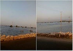 بازگشایی یک مسیر از محور ترانزیتی اهواز به آبادان