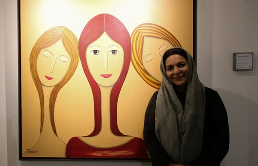 نقاشی های تهمینه میلانی بازهم کپی از آب درآمد ! +واکنش کاربران