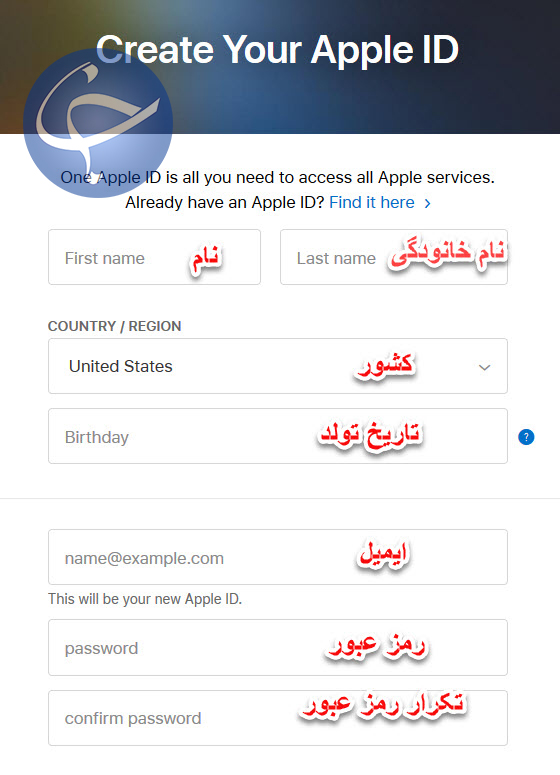 آموزش ساخت اپل ایدی برای کاربران ایرانی + فیلم