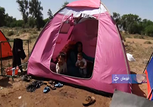 وضعیت سیل زدگان در خوزستان + فیلم