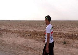 ثبت رکورد پیاده روی کویر در سرخه