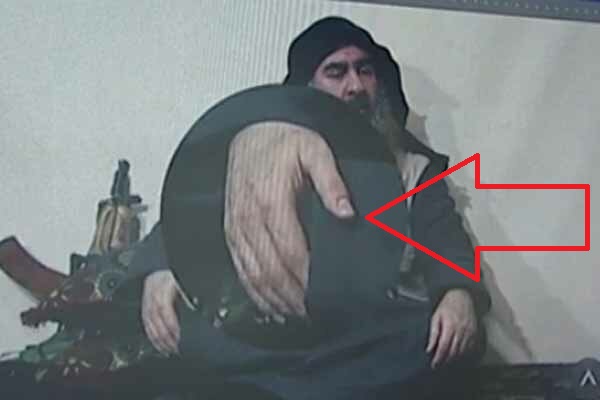 رازی نهفته روی دست ابوبکر البغدادی/
